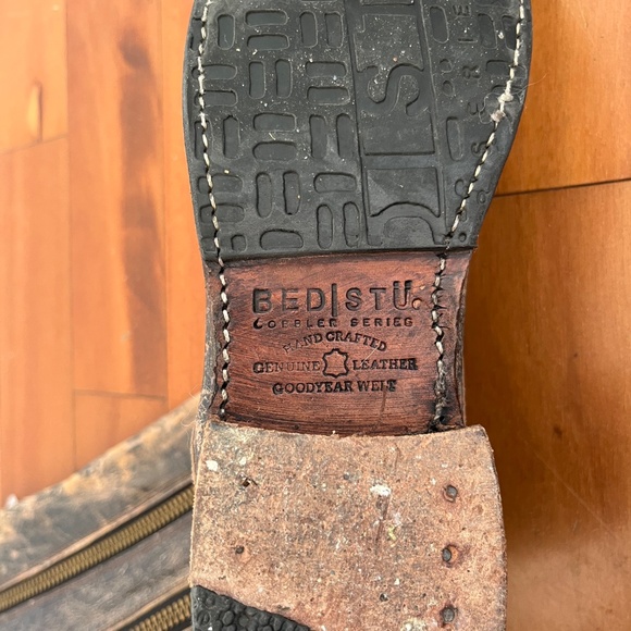 BED STU women’s distressed knee high leather boots - Picture 7 of 7